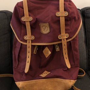 Fjallraven Burgundy Rucksack No. 21